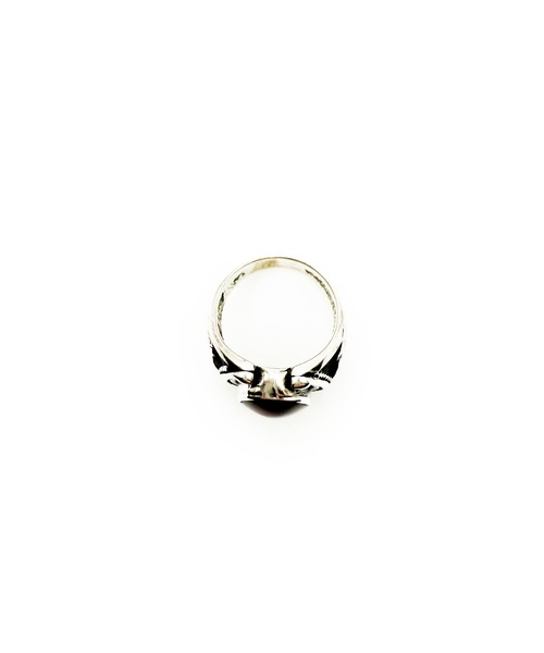 Indian Jewelry(インディアンジュエリー)の「THEATER シアター ホーフデザインオーバルストーンシルバーリング Made in USA(リング・レディース・シルバー・#18/#16)」の5枚目の写真