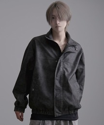 『CavariA/キャバリア』ウォッシュPUブルゾン
