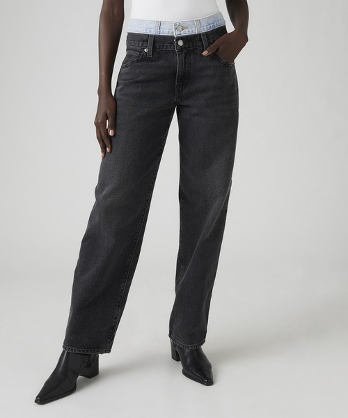 Levi's(リーバイス)の「Levi's/リーバイス 94 BAGGY ジーンズ(デニムパンツ・レディース・ライトインディゴブルー/ブラック・23inch/24inch/25inch/26inch/27inch/28inch)」の1枚目の写真