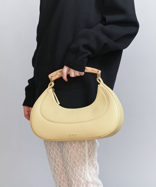 LE VERNIS（ル・ベルニ）の「＜LE VERNIS＞マーブル ホーン バッグ（ハンドバッグ・レディース・クリーム/ブラック・FREE）」の5枚目の写真