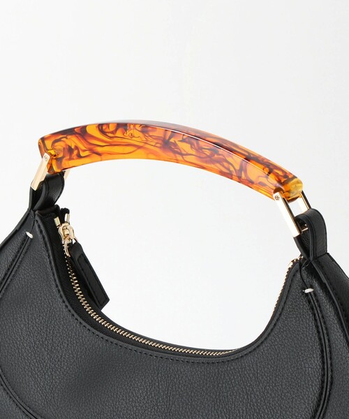 LE VERNIS（ル・ベルニ）の「＜LE VERNIS＞マーブル ホーン バッグ（ハンドバッグ・レディース・クリーム/ブラック・FREE）」の7枚目の写真