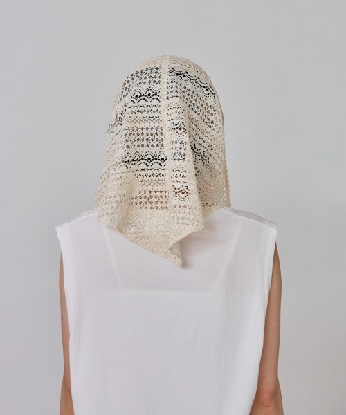 OVERRIDE（オーバーライド）の「OVERRIDE  SUMMER LACE SCARF CAP SGP / オーバーライド（キャップ・レディース・ブラック/ナチュラル/ブラウン・FREE）」の15枚目の写真