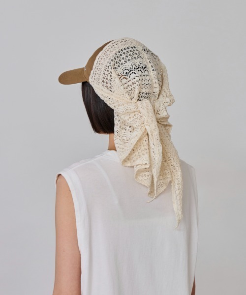OVERRIDE（オーバーライド）の「OVERRIDE SUMMER LACE SCARF CAP