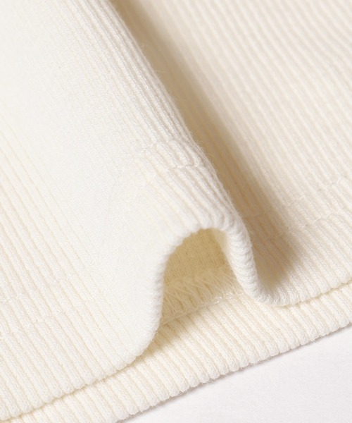 coca（coca）（コカ）の「【WEB限定セール】OUT BRAカップ付ハート刺繍タンクトップ（タンクトップ・レディース・グレー/ブラック/アイボリー・M/L/S）」の6枚目の写真