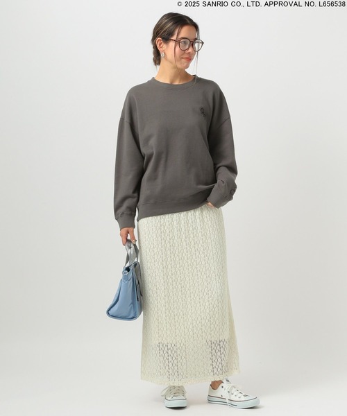 BAYFLOW（ベイフロー）の「【HELLO KITTY×BAYFLOW】スウェットプルオーバー（スウェット・レディース・レッド/オフホワイト/チャコール・FREE）」の15枚目の写真