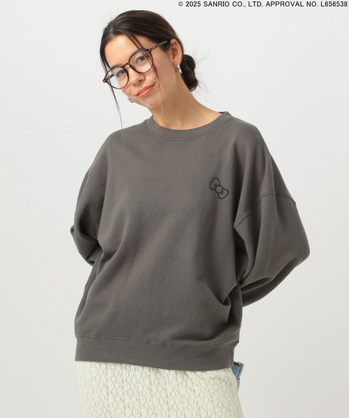 BAYFLOW（ベイフロー）の「【HELLO KITTY×BAYFLOW】スウェットプルオーバー（スウェット・レディース・レッド/オフホワイト/チャコール・FREE）」の17枚目の写真