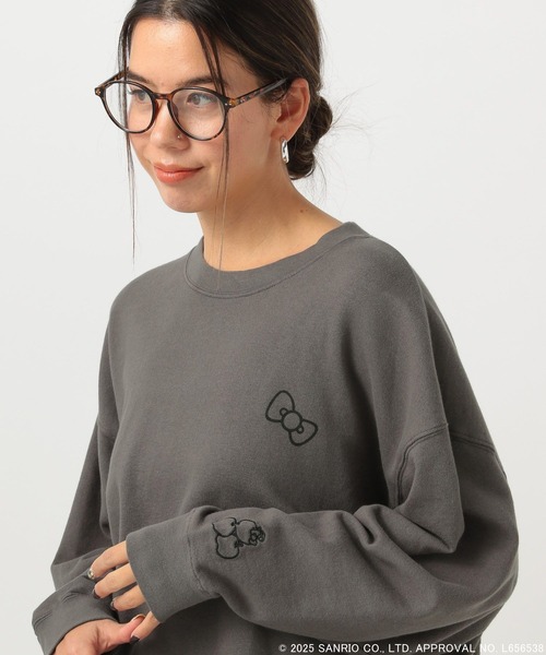BAYFLOW（ベイフロー）の「【HELLO KITTY×BAYFLOW】スウェットプルオーバー（スウェット・レディース・レッド/オフホワイト/チャコール・FREE）」の18枚目の写真