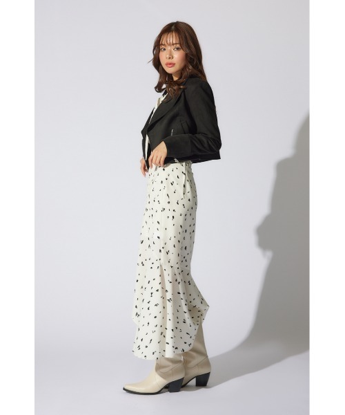 rienda(リエンダ)の「フェイクスエードライダースジャケット(ブルゾン・レディース・ベージュ/ブラック/ピンク・SMALL/MEDIUM)」の6枚目の写真