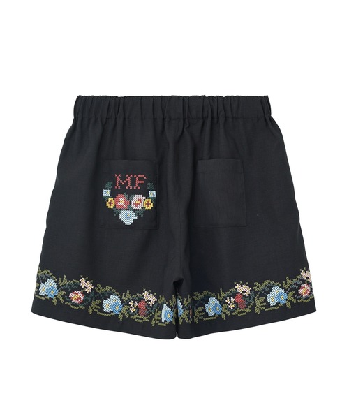 MILKFED.(ミルクフェド)の「CROSS STITCH STYLE SHORTS(その他パンツ・レディース・ライトグリーン/ネイビー/オフホワイト・ONE SIZE)」の18枚目の写真