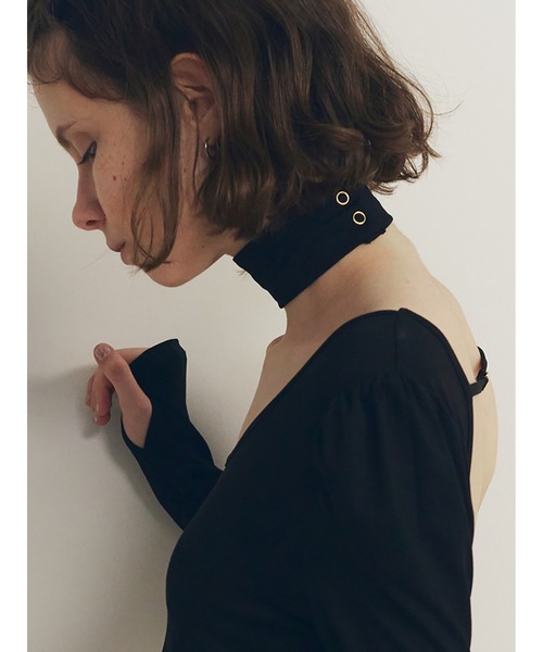 SORIN(ソリン )の「Stretchy Rayon Scope Neck Maxi Dress(ワンピース・レディース・ブラック/チャコールグレー/ミント・38)」の22枚目の写真