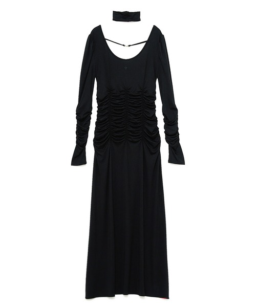 SORIN(ソリン )の「Stretchy Rayon Scope Neck Maxi Dress(ワンピース・レディース・ブラック/チャコールグレー/ミント・38)」の18枚目の写真