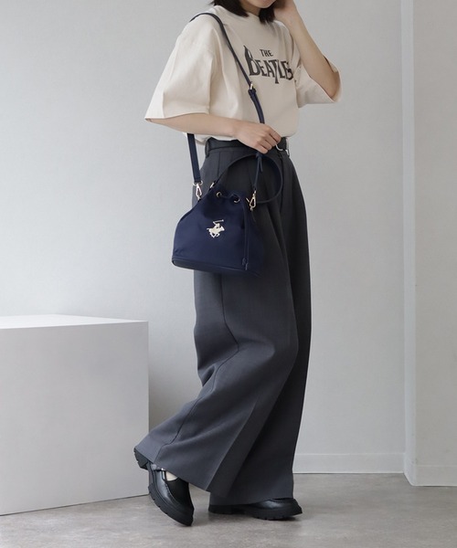 【BEVERLY HILLS POLO CLUB】国内発送 ショルダー 巾着型バッグ BEVERLY HILLS POLO CLUB ハンドバッグ 「Beverly Hills Polo