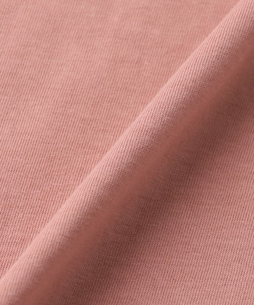 PEANUTS（ピーナッツ）の「【PEANUTS/ピーナッツ】SNOOPY/スヌーピー＆ウッドストックフロッキープリントTシャツ（Tシャツ/カットソー・レディース・オフホワイト/ピンク/モカ/ネイビー・M/L/LL/3L）」の14枚目の写真