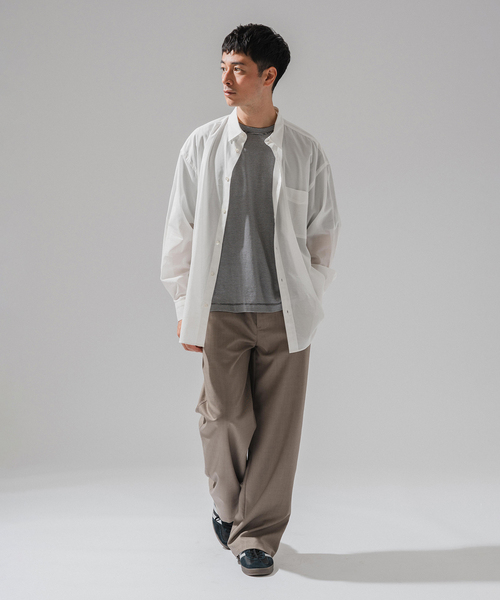 EDIFICE（エディフィス）の「アルビニコットン ボーダーTシャツ（Tシャツ/カットソー・メンズ・チャコールグレー/ブラック・X-LARGE/LARGE/MEDIUM/SMALL）」の17枚目の写真