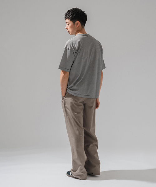 EDIFICE（エディフィス）の「アルビニコットン ボーダーTシャツ（Tシャツ/カットソー・メンズ・チャコールグレー/ブラック・X-LARGE/LARGE/MEDIUM/SMALL）」の19枚目の写真