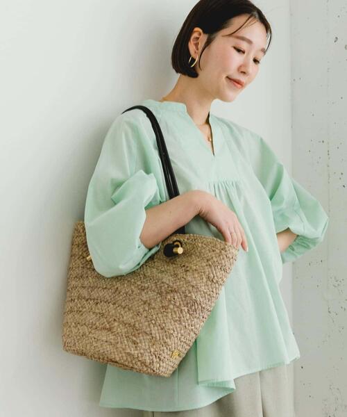 セール】『UR TECH』F by ROSSO イージーリネンボリュームブラウス