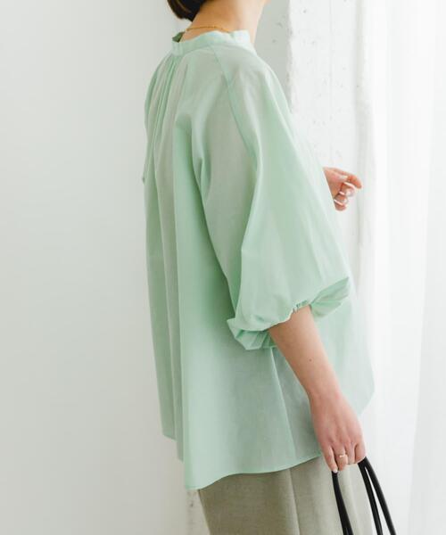 セール】『UR TECH』F by ROSSO イージーリネンボリュームブラウス