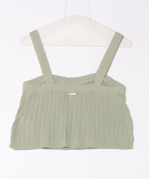 BILLABONG(ビラボン)の「BILLABONG レディース 【PARADISE SKIES】 TROPIC ROME SWTR セーター 【2025年春夏モデル】/ビラボンニットキャミソール(キャミソール・レディース・グリーン系その他/ブラック系その他・MEDIUM)」の7枚目の写真