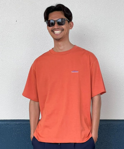 THOUSAND MILE(サウザンドマイル)の「【THOUSAND MILE】 SHORT SLEEVE TEEショートスリーブティー(Tシャツ/カットソー・レディース・ホワイト/サックスブルー/ブラック/オレンジ・X-LARGE/LARGE/MEDIUM)」の1枚目の写真