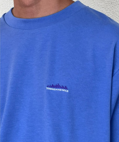 THOUSAND MILE(サウザンドマイル)の「【THOUSAND MILE】 SHORT SLEEVE TEEショートスリーブティー(Tシャツ/カットソー・レディース・ホワイト/サックスブルー/ブラック/オレンジ・X-LARGE/LARGE/MEDIUM)」の9枚目の写真