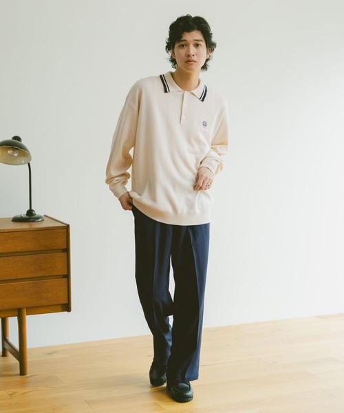 RAGEBLUE(レイジブルー)の「ディープワンタック/ワイドテーパードスラックス【WEB限定サイズあり】(スラックス・メンズ・ブラック系その他/グレー/ブラック/ベージュ/ネイビー・X-SMALL/SMALL/MEDIUM/LARGE)」の17枚目の写真