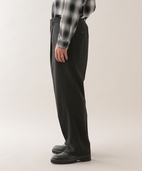 RAGEBLUE(レイジブルー)の「ディープワンタック/ワイドテーパードスラックス【WEB限定サイズあり】(スラックス・メンズ・ブラック系その他/グレー/ブラック/ベージュ/ネイビー・X-SMALL/SMALL/MEDIUM/LARGE)」の20枚目の写真