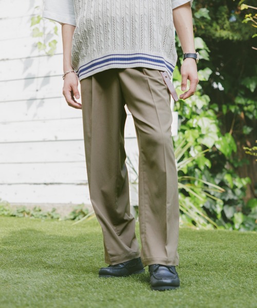 RAGEBLUE(レイジブルー)の「ディープワンタック/ワイドテーパードスラックス【WEB限定サイズあり】(スラックス・メンズ・ブラック系その他/グレー/ブラック/ベージュ/ネイビー・X-SMALL/SMALL/MEDIUM/LARGE)」の14枚目の写真