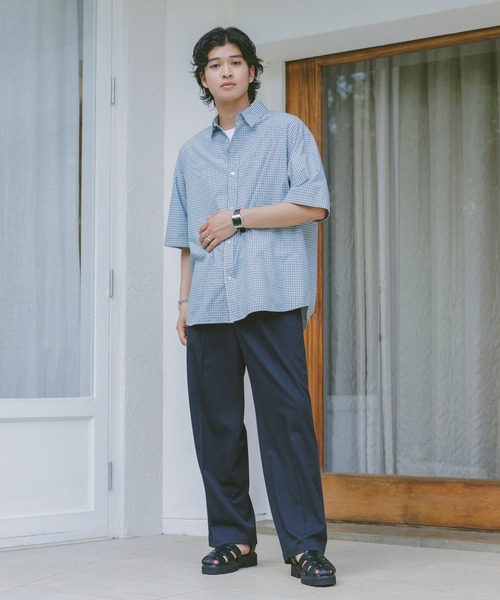 RAGEBLUE(レイジブルー)の「ディープワンタック/ワイドテーパードスラックス【WEB限定サイズあり】(スラックス・メンズ・ブラック系その他/グレー/ブラック/ベージュ/ネイビー・X-SMALL/SMALL/MEDIUM/LARGE)」の10枚目の写真