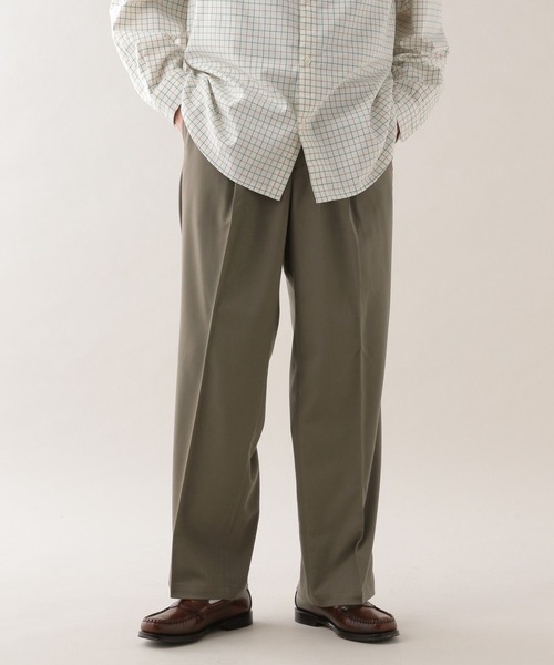 RAGEBLUE(レイジブルー)の「ディープワンタック/ワイドテーパードスラックス【WEB限定サイズあり】(スラックス・メンズ・ブラック系その他/グレー/ブラック/ベージュ/ネイビー・X-SMALL/SMALL/MEDIUM/LARGE)」の6枚目の写真