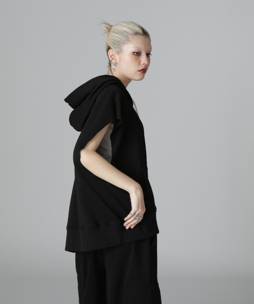 【DankeSchon】ダンケシェーン/CHEMICAL SWEAT NOSLEEVE HOODIE DankeSchon/ダンケシェーン/CHEMICAL SWEAT NOSLEEVE HOODIE