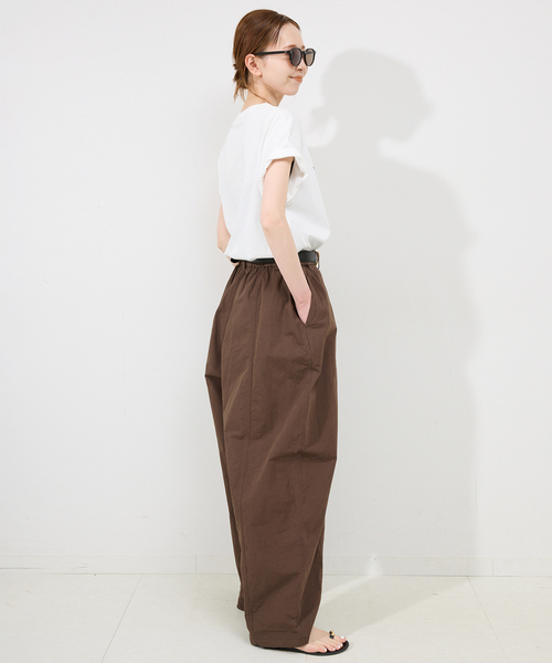 SLOBE IENA（スローブイエナ）の「SAN FERNANDOロゴTEE（Tシャツ/カットソー・レディース・ネイビー/ライトグレー/ホワイト・FREE）」の5枚目の写真