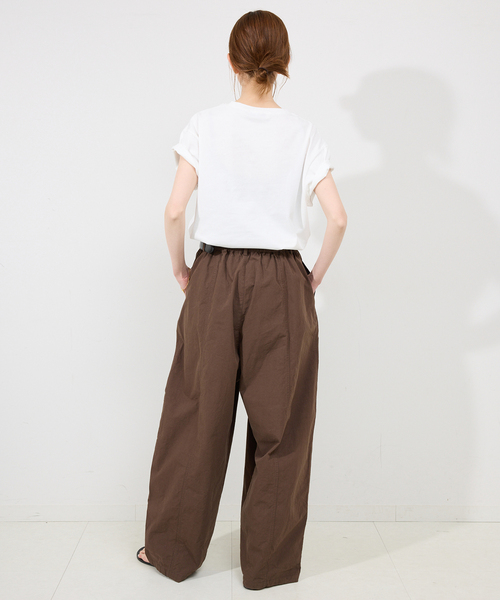 SLOBE IENA（スローブイエナ）の「SAN FERNANDOロゴTEE（Tシャツ/カットソー・レディース・ネイビー/ライトグレー/ホワイト・FREE）」の6枚目の写真