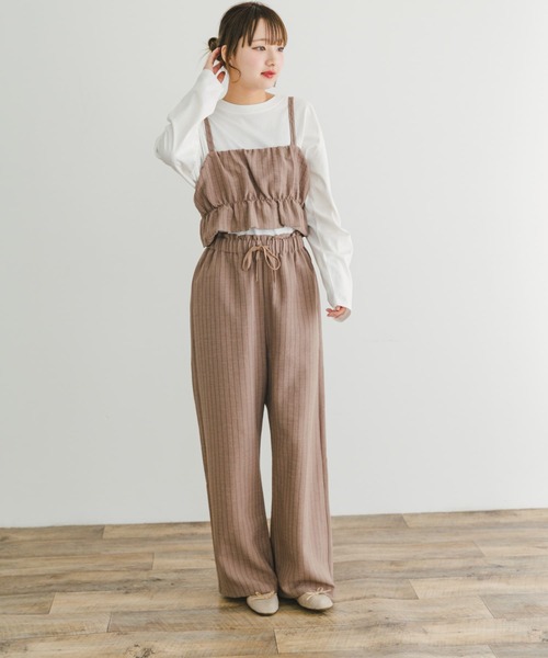 セール】ストライプシャーリングビスチェ（その他トップス）｜ITEMS