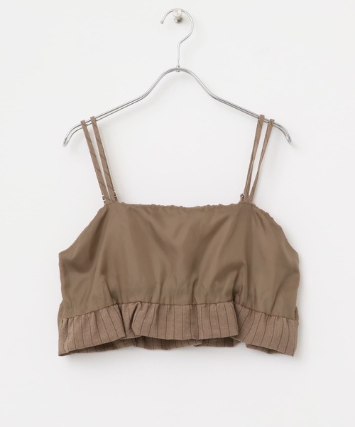 ITEMS URBANRESEARCH（アイテムズ アーバンリサーチ）の「ストライプシャーリングビスチェ（その他トップス・レディース・ライトベージュ/ブラウン・FREE）」の19枚目の写真