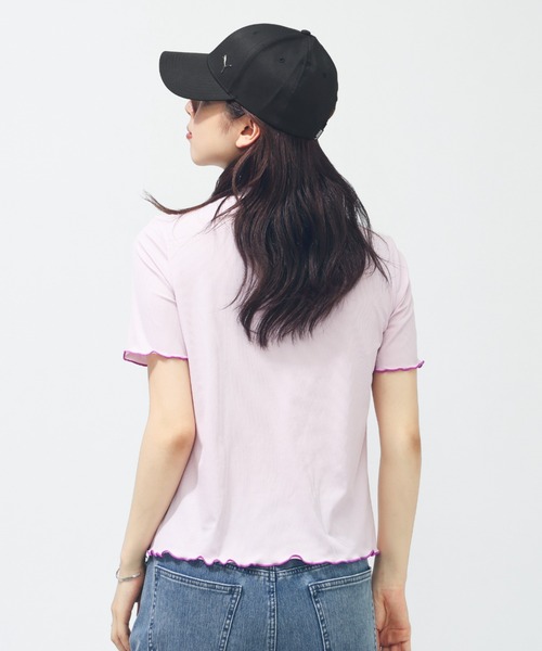 PUMA(プーマ)の「プーマ PUMA SUMMER SS リブ Tシャツ(Tシャツ/カットソー・レディース・ブルー/ブラック/ピンク・S/M/L)」の18枚目の写真