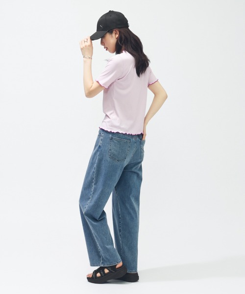 PUMA(プーマ)の「プーマ PUMA SUMMER SS リブ Tシャツ(Tシャツ/カットソー・レディース・ブルー/ブラック/ピンク・S/M/L)」の20枚目の写真