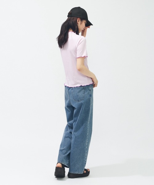 PUMA(プーマ)の「プーマ PUMA SUMMER SS リブ Tシャツ(Tシャツ/カットソー・レディース・ブルー/ブラック/ピンク・S/M/L)」の21枚目の写真