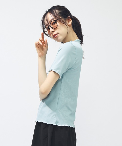 PUMA(プーマ)の「プーマ PUMA SUMMER SS リブ Tシャツ(Tシャツ/カットソー・レディース・ブルー/ブラック/ピンク・S/M/L)」の12枚目の写真
