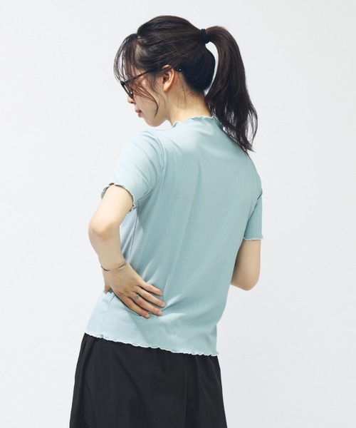PUMA(プーマ)の「プーマ PUMA SUMMER SS リブ Tシャツ(Tシャツ/カットソー・レディース・ブルー/ブラック/ピンク・S/M/L)」の13枚目の写真