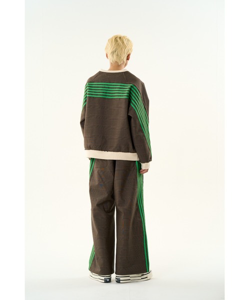 DISCOVERED（ディスカバード）の「CHECK BONDING LINE TRACK PANTS（スラックス・メンズ・ネイビー/ベージュ・LARGE/SMALL）」の9枚目の写真