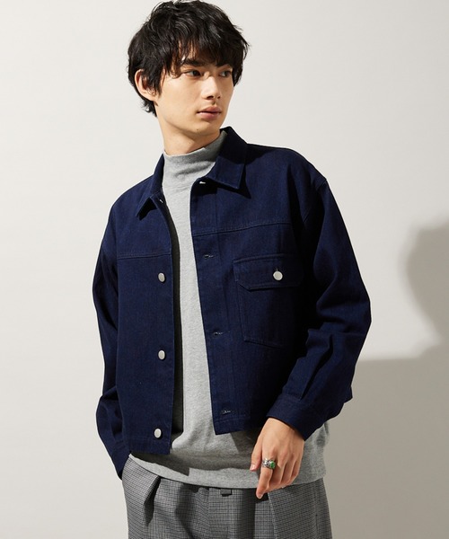 値下げしました　ジャーナルスタンダードレサージュ　デニムワークジャケットブラック journal standard L'essage（ジャーナルスタンダードレサージュ