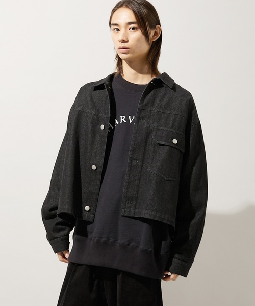 マルチサイズ_【ZOZO限定】DENIM WIDE SHORT JKT（デニムジャケット