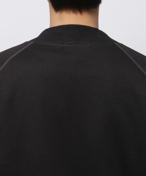 niko and...(ニコアンド)の「バレルスリーブモックネックTシャツ(Tシャツ/カットソー・メンズ・ブラック/オフホワイト・LARGE/MEDIUM)」の9枚目の写真