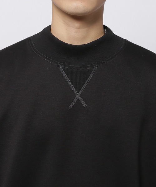niko and...(ニコアンド)の「バレルスリーブモックネックTシャツ(Tシャツ/カットソー・メンズ・ブラック/オフホワイト・LARGE/MEDIUM)」の10枚目の写真