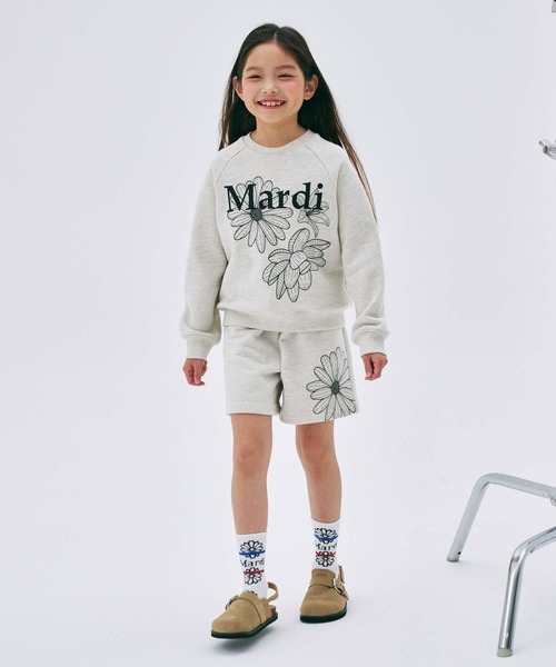 Mardi フラワーグラフィック スウェット Amazon.co.jp: Mardi Mercredi トレーナー マルディメクルディ