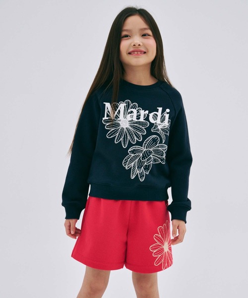 KIDS SWEATSHIRT TRIPLE FLOWER（スウェット）｜Mardi Mercredi