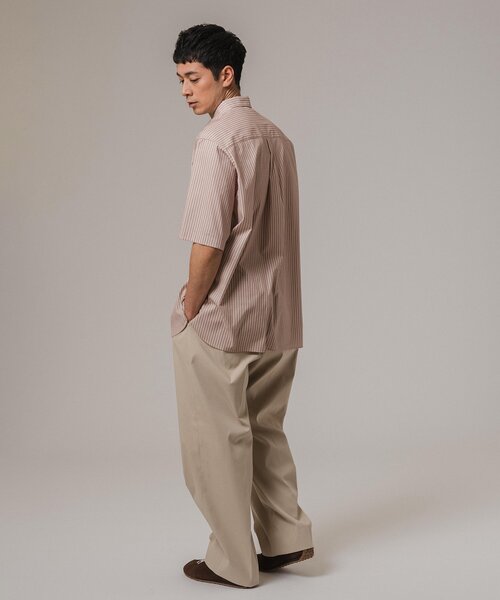 EDIFICE（エディフィス）の「"MULTI FUNCTION" ショートスリーブ ストライプ ボタンダウンシャツ（シャツ/ブラウス・メンズ・グリーン/ブルー系その他/ベージュ/ブラック・SMALL/X-LARGE/LARGE/MEDIUM）」の9枚目の写真