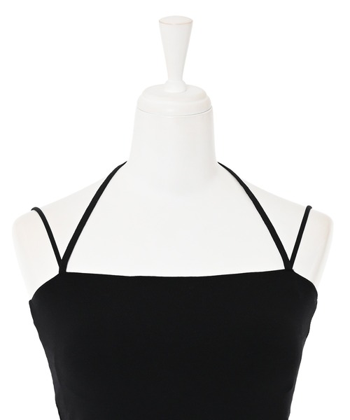 Narcissus（ナルシス）の「チョーカーキャミソール/カップ付き《動画あり》（キャミソール・レディース・ホワイト/ブラック・FREE）」の9枚目の写真