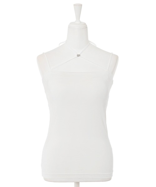 Narcissus（ナルシス）の「チョーカーキャミソール/カップ付き《動画あり》（キャミソール・レディース・ホワイト/ブラック・FREE）」の15枚目の写真