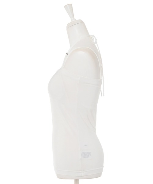 Narcissus（ナルシス）の「チョーカーキャミソール/カップ付き《動画あり》（キャミソール・レディース・ホワイト/ブラック・FREE）」の14枚目の写真